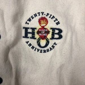House of Blues 25th Anniversary Varsity Jacket Medium Vintage‎